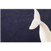 Image 4 : John Perry Driftwood & Whale Figurine - 10" x 11" - Has Chip on Tail