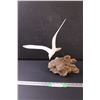Image 1 : John Perry Driftwood & Sea Bird Figurine - 9" x 16"
