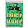 Image 2 : Metal Sign: John Deere Tractor - 8" x 12"