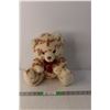 Image 1 : I Love You Stuffed Bear 11" Tall
