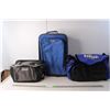 Image 1 : Protege Rolling Suitcase, Pilsner Duffel Bag, Coleman Lunch Bag- Smoky Smell