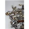 Image 3 : Lot Of Vintage Plated Eating Utensils