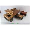 Image 1 : (2) Vintage Tonka Diecast Dump Trucks- Very Rusty, Damaged