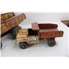 Image 3 : (2) Vintage Tonka Diecast Dump Trucks- Very Rusty, Damaged