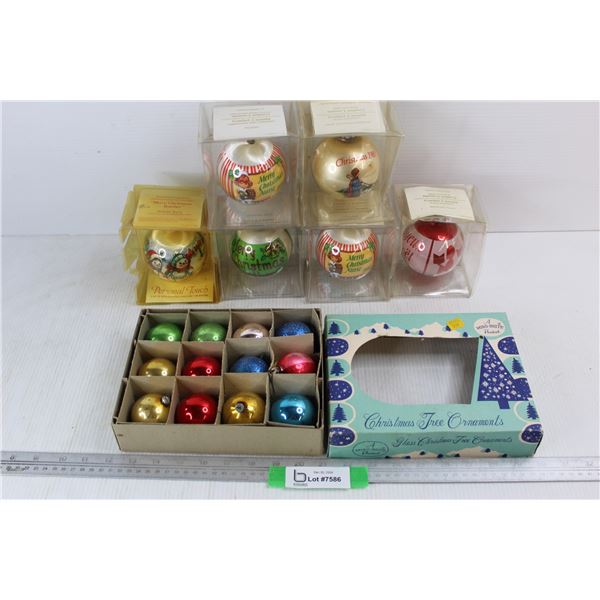 Lot Of Vintage Christmas Tree Decorations- Some NIB