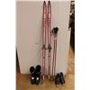 Image 1 : *Pair Of Cross Country w/ Poles & Size 12 Boots, w/ Pair of Downhill Ski Boots- Approximately Size