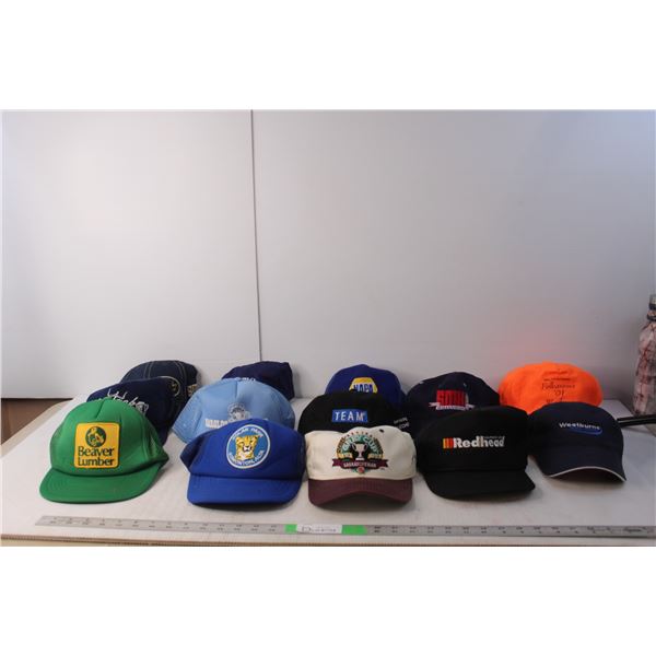 (13) Hats- Redhead Equipment, Napa, 1995 Grey Cup Saskatchewan