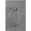 Image 2 : (8) Glass Milk Bottles 6" Tall