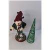 Image 2 : Christmas Lot- (4) Decorations, Figurines