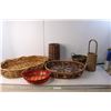 (6) Woven Baskets
