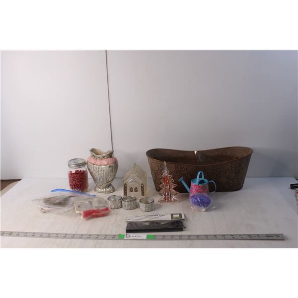 Glass Home Decor, Candleholders, Misc.