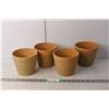 Image 1 : (4) Ceramic Pots 5" Tall
