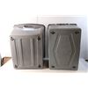 Image 2 : *(2) Plastic Totes with Wheels, No Lids, 23.25" x 17" x 14"