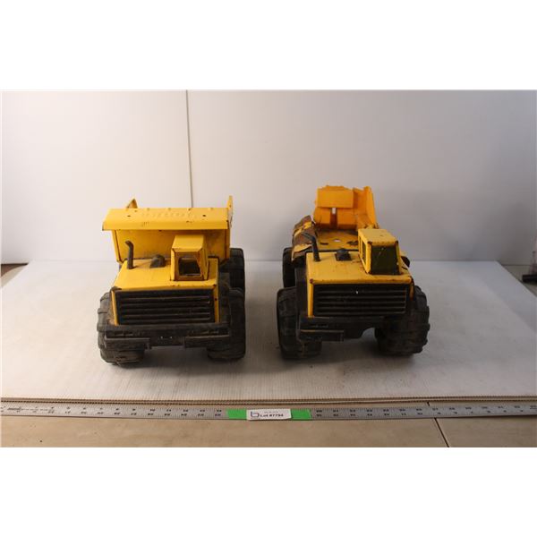 (2) Vintage Tonka Trucks 16" & 17" Long