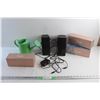 Image 1 : (2) Bose Speakers - As Is, Watering Can and (3) Nail Polish Cases