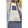 Image 3 : STONE KITCHEN COUNTER TOP APPROX 109"X 25" WITH 33"X 16.5" SINK INSERT CUT OUT