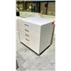 Image 1 : WHITE FINISH 4 DRAWER BOTTOM CABINET