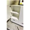 Image 2 : OFF WHITE FINISH 3 DRAWER/ 3 DOOR STORAGE CABINET