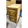 Image 2 : GROUP OF ASSORTED WALNUT CABINETS AND DOORS