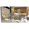 Image 2 : SHELF LOT OF ASSORTED RICHELLEU WOOD KNIFE BLOCK DRAWER INSERT AND ASSORTED CHROME FINISH STORAGE