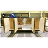 Image 2 : CURREY COMPANY MODERN GLASS TOP 4 DOOR CABINET 72" X 19" X 37"