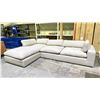 Image 2 : 2-PC FABRIC SECTIONAL SOFA WITH CHAISE