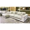 Image 2 : 2-PC FABRIC SECTIONAL SOFA WITH CHAISE