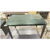 Image 2 : GLASS TOP TABLE WITH DRAWER 60" X 40" X 36"