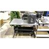Image 2 : PORTABLE 3 TIER CART WITH PADDED TOP & PAPER SHEDDER