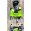 Image 2 : GREENWORKS ELECTRIC SNOW THROWER (UNKNOWN WORKING CONDITION, MAY BE MISSING PIECES)