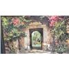 Image 2 : SIGNED PRINT FLORAL DOORWAY BY CYRUS AFSARY APPROX 43" X 31"