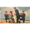 Image 2 : FANCY DINNER FRAMED SIGNED PAINTING