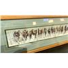 Image 4 : BEV DOOLITTLE "TWO INDIAN HORSES"  PRINT (33" X 12" FRAMED)