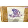 Image 2 : BEV DOOLITTLE "EAGLES FLIGHT" PRINT (19 1/4" X 18 1/2" FRAMED)