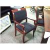 Image 1 : 2 Mahogany Framed Client Chairs