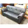 Image 1 : Black Leather Sofa