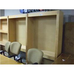 Maple Framed 7 Ft Commercial Display Unit