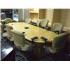 Image 1 : Maple 12 Ft  3 Piece Boardroom Table