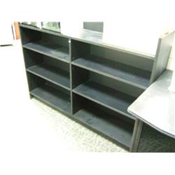 Black Shelving Unit