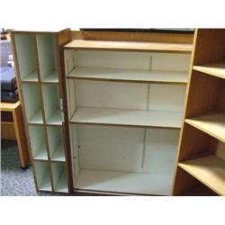 2 Oak Shelving Units