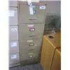 Image 1 : Cream 4 Drawer Legal Vertical File Cabinet