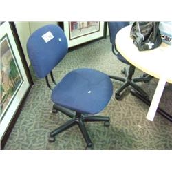 Blue Gas-lift Steno Chair