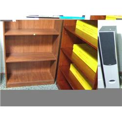 Deep Cherry 4 Ft Bookcase