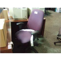 Purple Hi Back Obus Form Ergo Gas Lift Task Chair