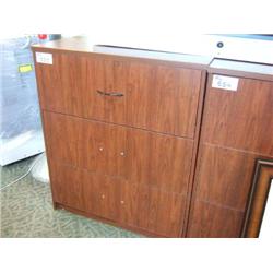 Deep Cherry  3 Drawer Lateral File Cabinet