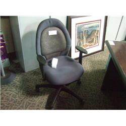 Grey Mid Back Gas Lift Task  Chair