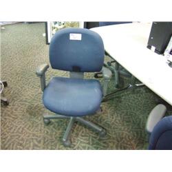 Blue Mid Back Ergo Gas Lift Boardroom Task Chair