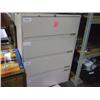 Image 1 : Cream 4 Drawer Lateral File Cabinet