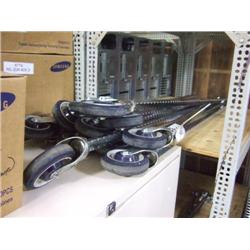 Chrome Rolling Rack (4 Shelves)