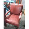 Image 1 : 2 Ox Blood Leather Client Chairs